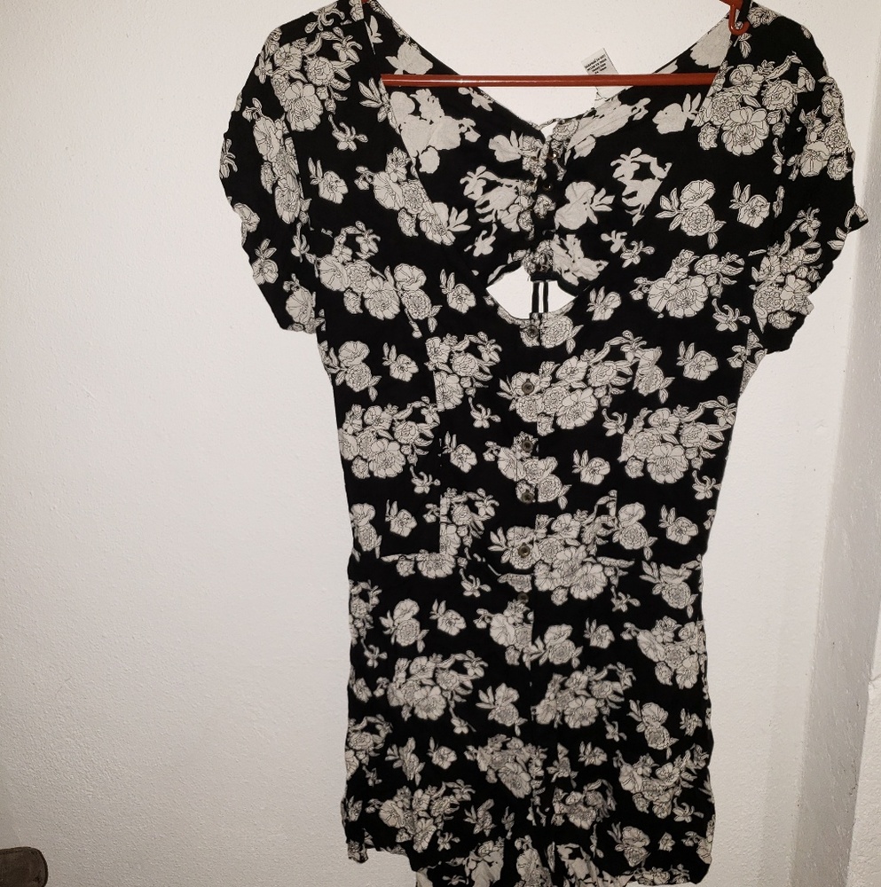 Florar Backless Romper